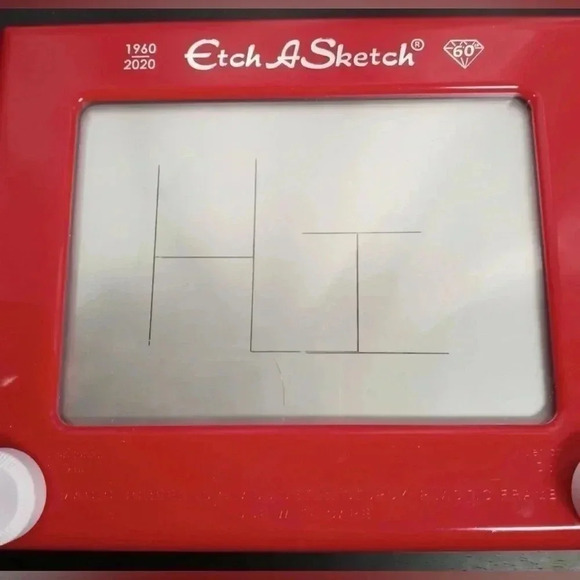 Etch A Sketch Kids 60th Anniversary Series Classic Red Drawing Toy - Picture 1 of 7